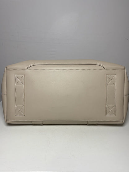 Women's Monos Metro Taupe Vegan Leather Pre-Owned Travel Tote Bag