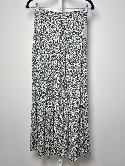 Women Size 34 Zadig & Voltaire Navy, cream Floral Skirt