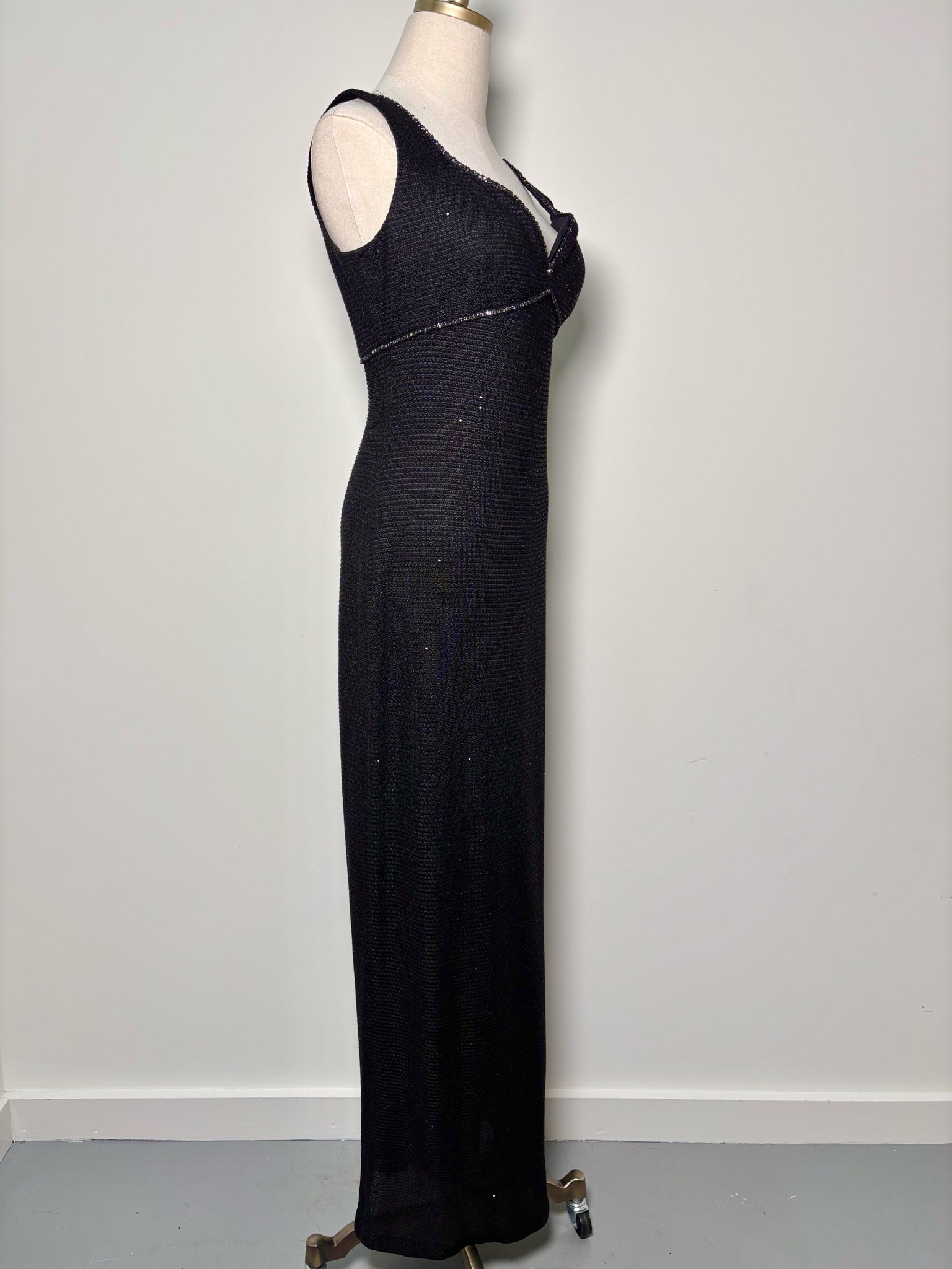 Women Size 10 St. John Black Dress VIDA STYLE SHOP Women Size 10 St. John Black Dress VIDA STYLE SHOP