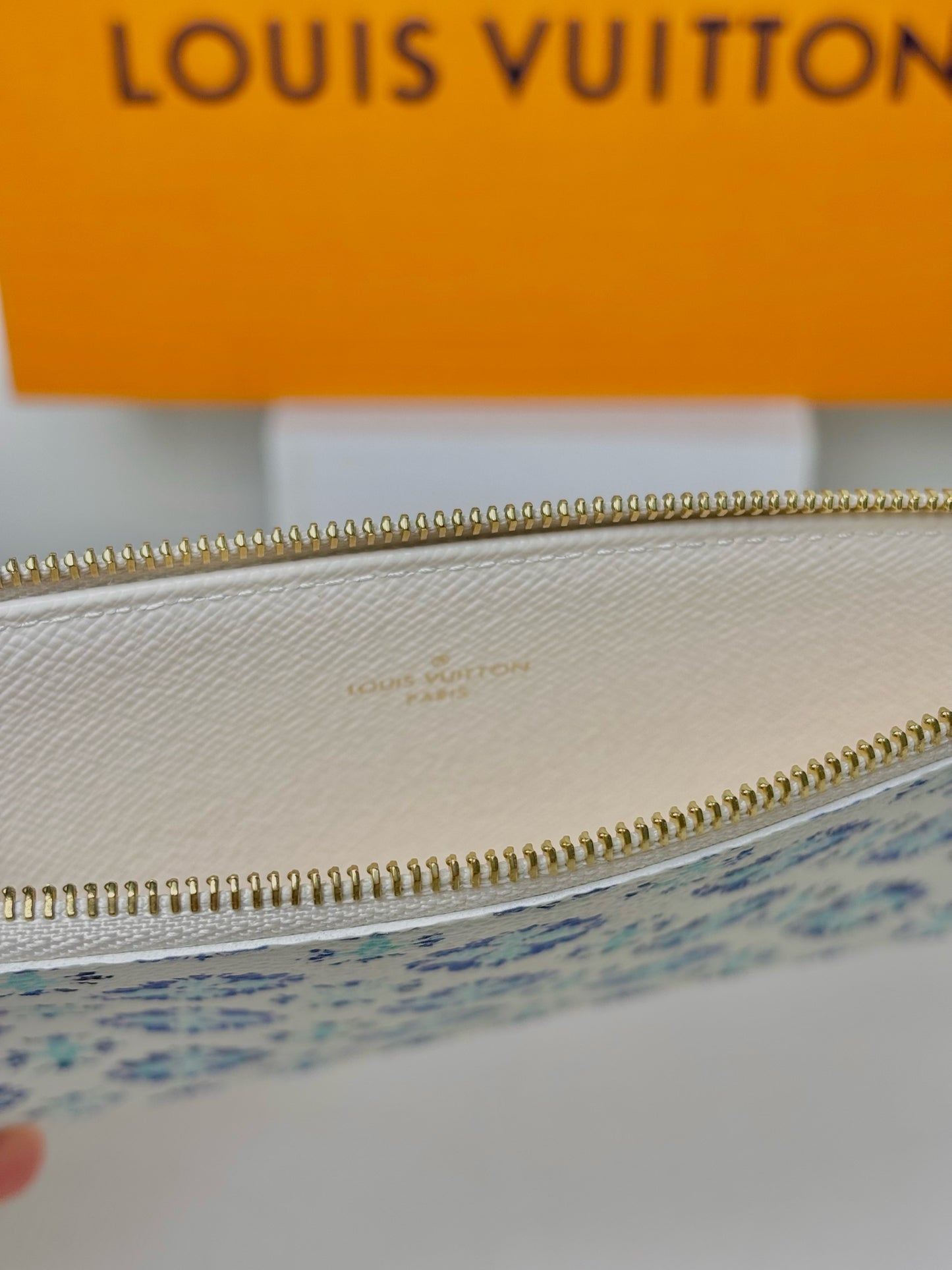 Louis Vuitton Floral Leather NWOT Pouch