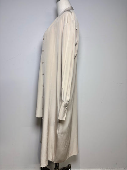 Women Size 36 (2) Joseph Taupe Solid Women's Pure Silk Pre-owned Dress