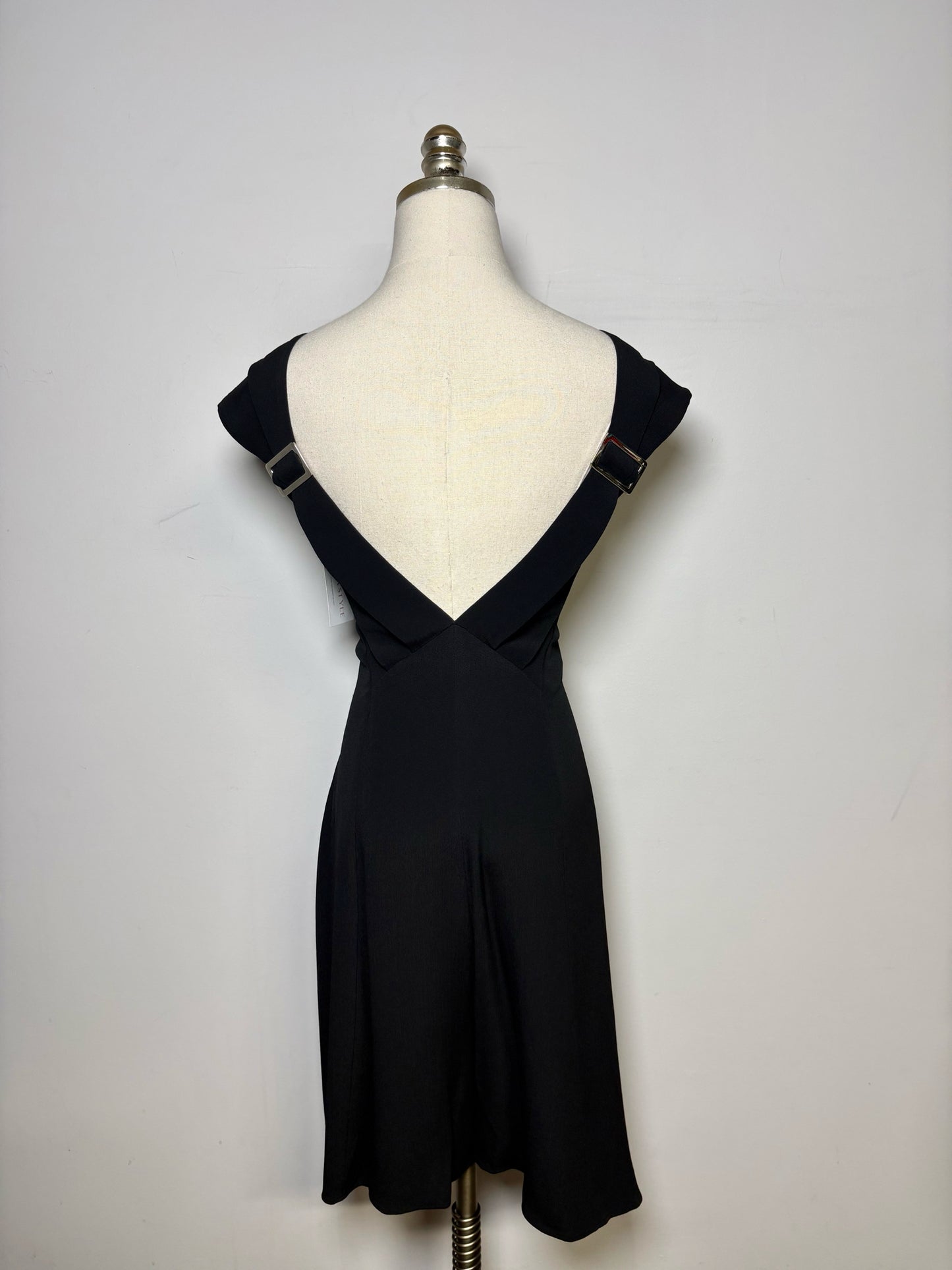 Women Size 2 (S) Derek Lam Black Wide Leg Romper