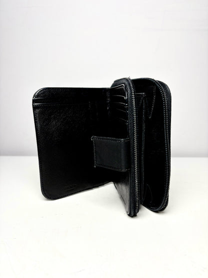 Prada Tessuto Nylon Vintage Pre-owned Black Wallet