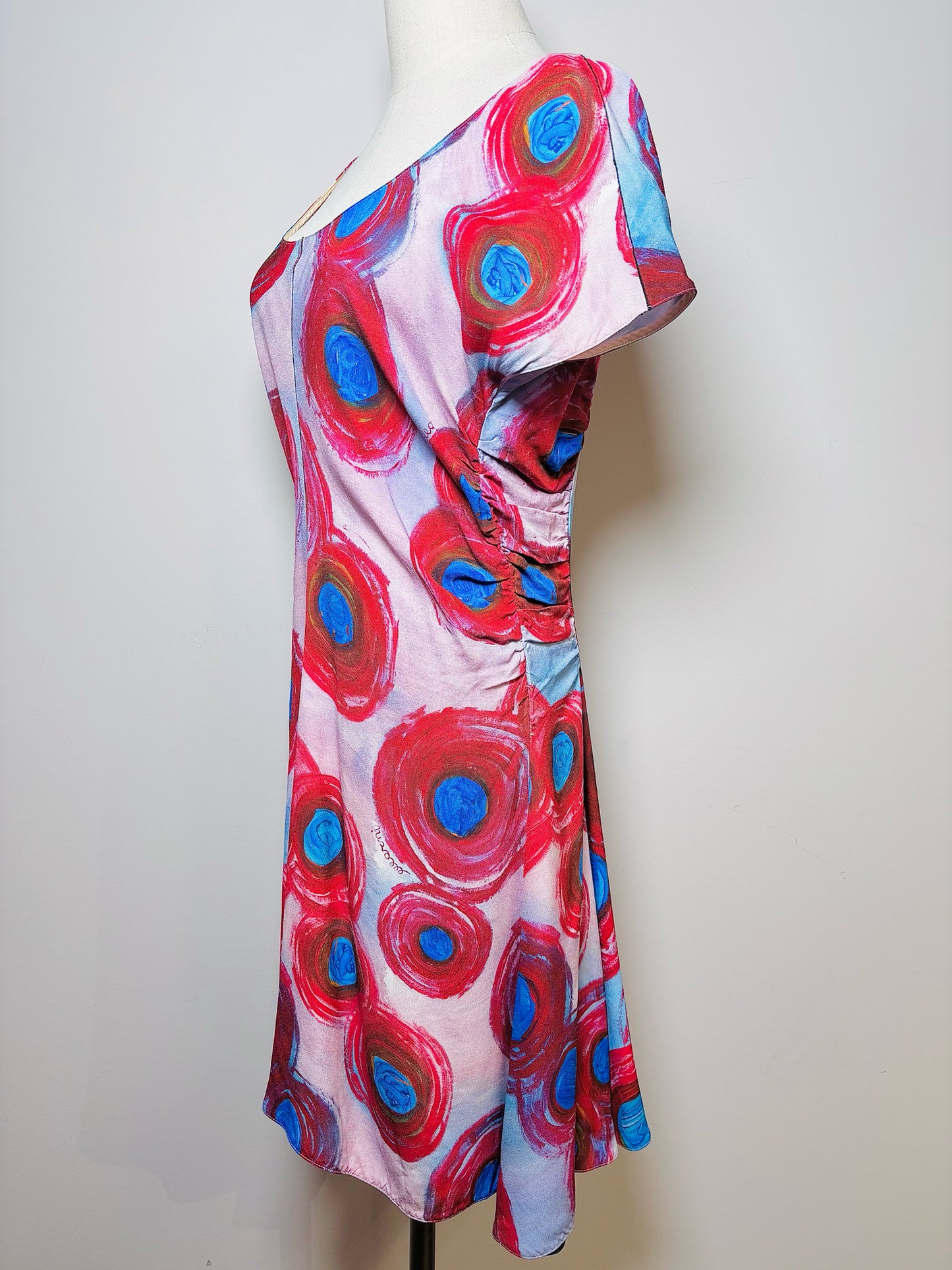 Women Size 46 Marni Red Swirl Dress