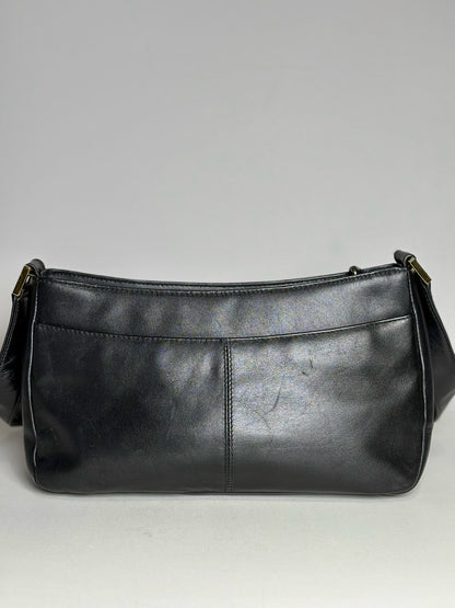 Women's Etienne Aigner Solid Vintage Leather Pre-owned Black Small Purse