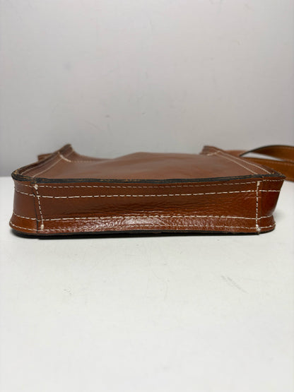 Women's Patricia Nash Solid Leather NWT, Pre-owned Brown Small Purse
