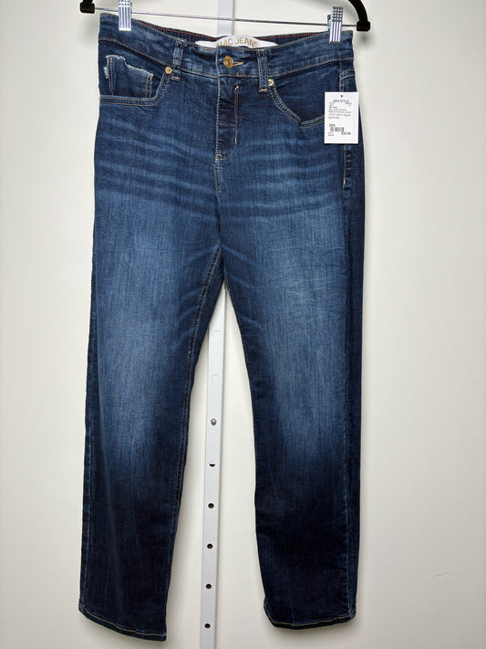 Women Size 28/6 Mac Jeans Blue Solid Denim Jeans
