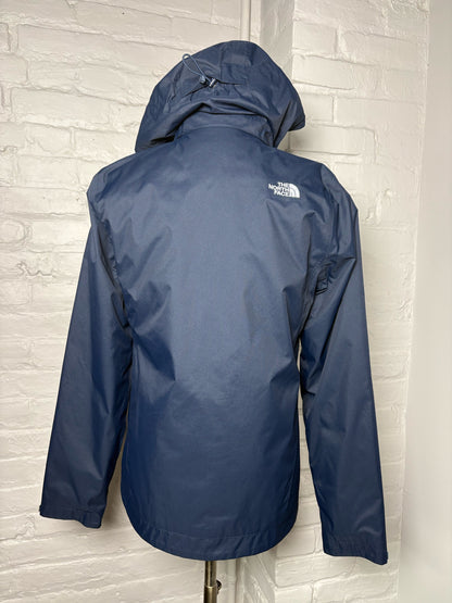 Women Size S The North Face Navy Solid Nylon, Polyester Jacket