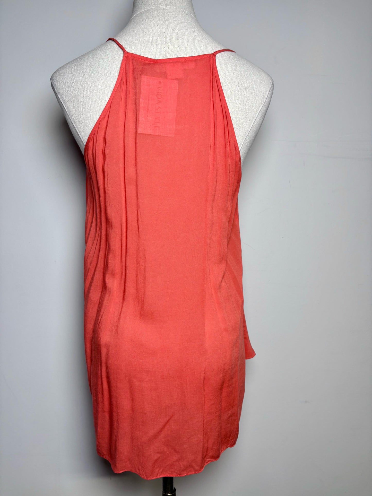 Women Size P Helmut Lang Orange Solid Top