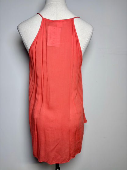 Women Size P Helmut Lang Orange Solid Top