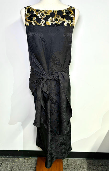 Women Size 42 Etro Black Silk Dress