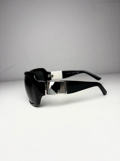 Jimmy Choo 0807 Rocks Pre-owned Black Acetate Rare Sunglasses