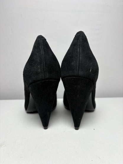 Women's Shoe Size 40 (US 9.5) Maje Black Suede Leather NWOT Pre-Owned Pointed Toe Heels