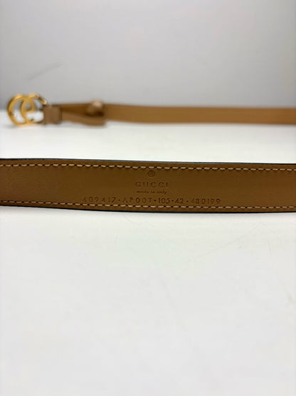 Gucci Leather 105/42 Pre-owned Taupe Belt