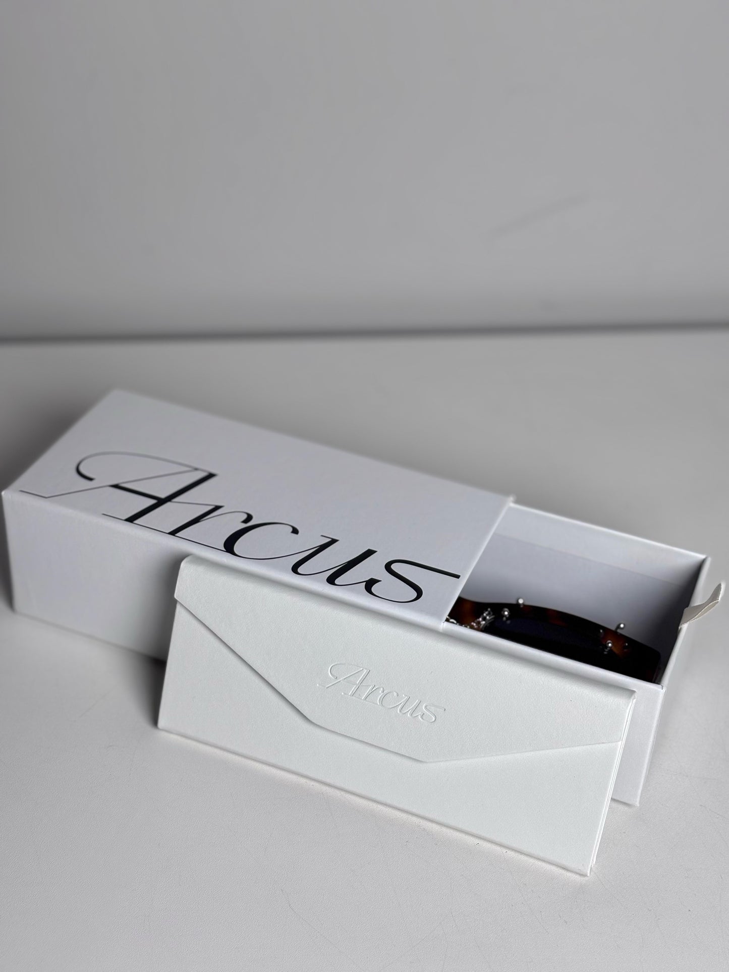 Arcus VEGA(UMBER)—ALPHA  Pre-owned, NWOT Brown/Black Acetate Sunglasses