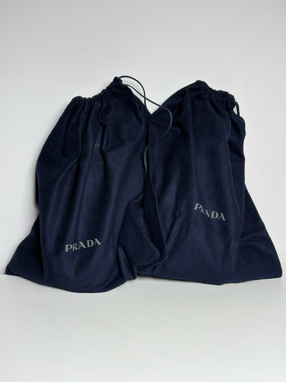 Prada Black Solid Men's Sneakers