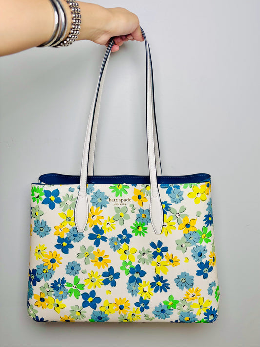 Kate Spade New York Floral PVC Tote Floral Medley Spencer Bag