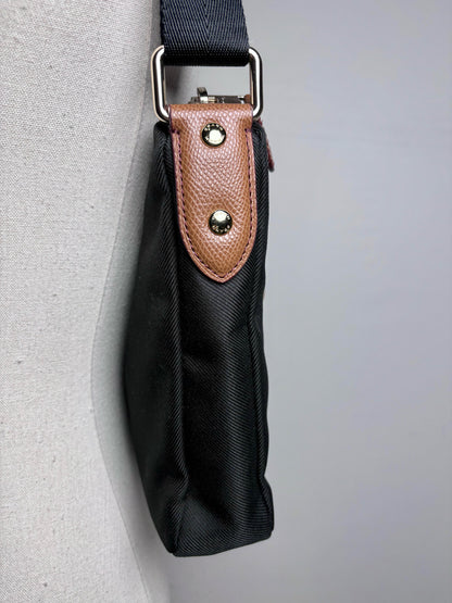 Coach Sawyer Canvas, Leather Trim Pre-owned Black, brown Crossbody Purse