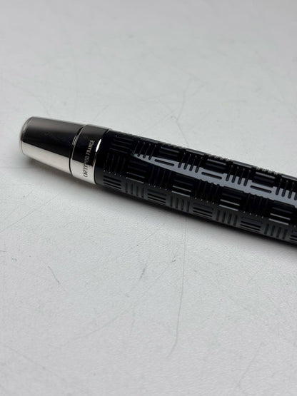 Men's Accessories Mont Blanc Black, Silver Platinum Pre-owned Pen