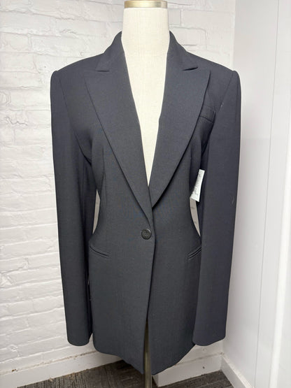 Women Size 48 (10, US) Giorgio Armani Black Long Lapels Blazer