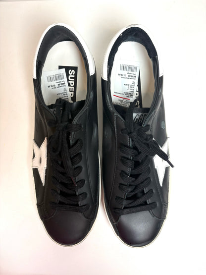 Golden Goose Black Leather White Star Men's Pre-owned, NWT 42 Sneakers