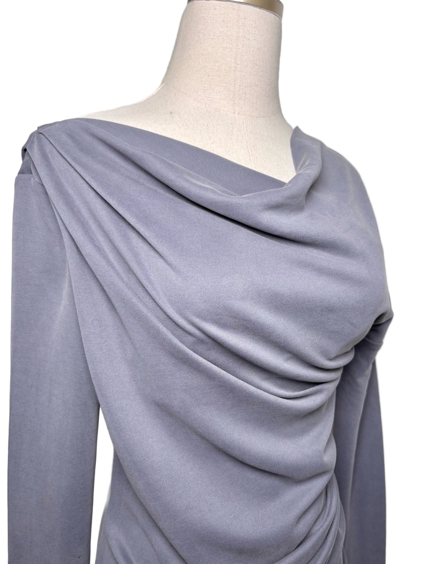 Women Size 4 Acler Charcoal Noble Off-Shoulder NWT Shirt