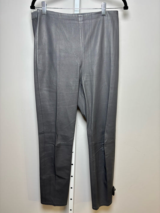 Women Size 46 Lorena Antoniazzi Gray Solid Pants