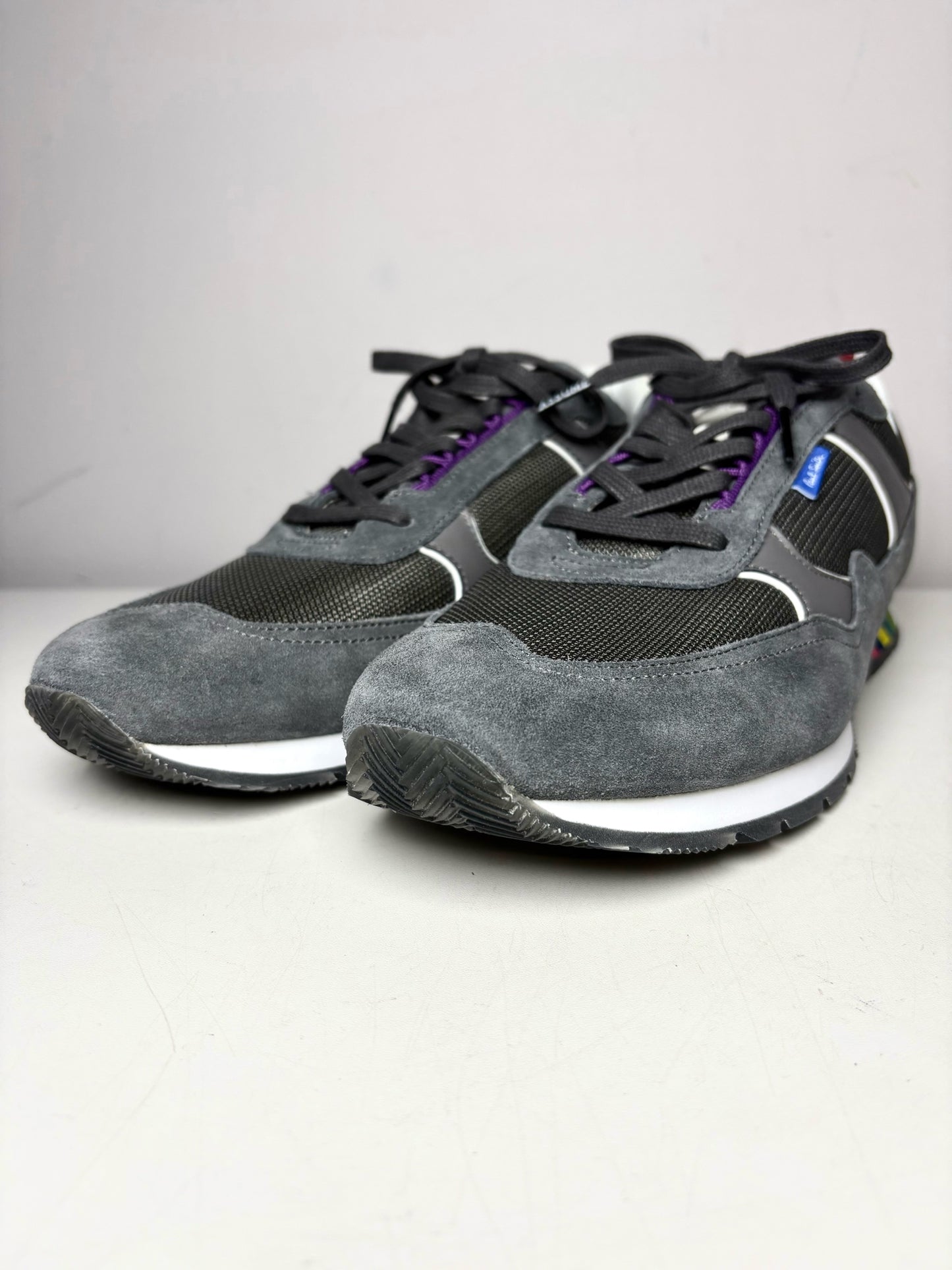 Paul Smith Grey & White Suede Men's NWT, Pre-owned 9 Sneakers