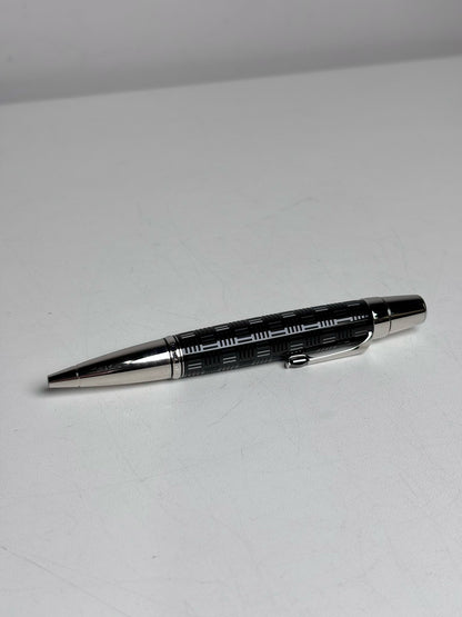 Men's Accessories Mont Blanc Black, Silver Platinum Pre-owned Pen