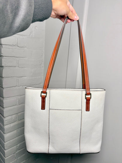 Dooney & Bourke Leather White Tote Bag