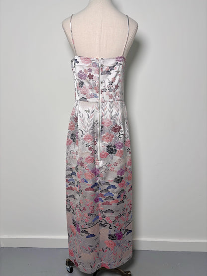 Women Size 40 (M, US) FRAMED Light Purple Embroidered Gown