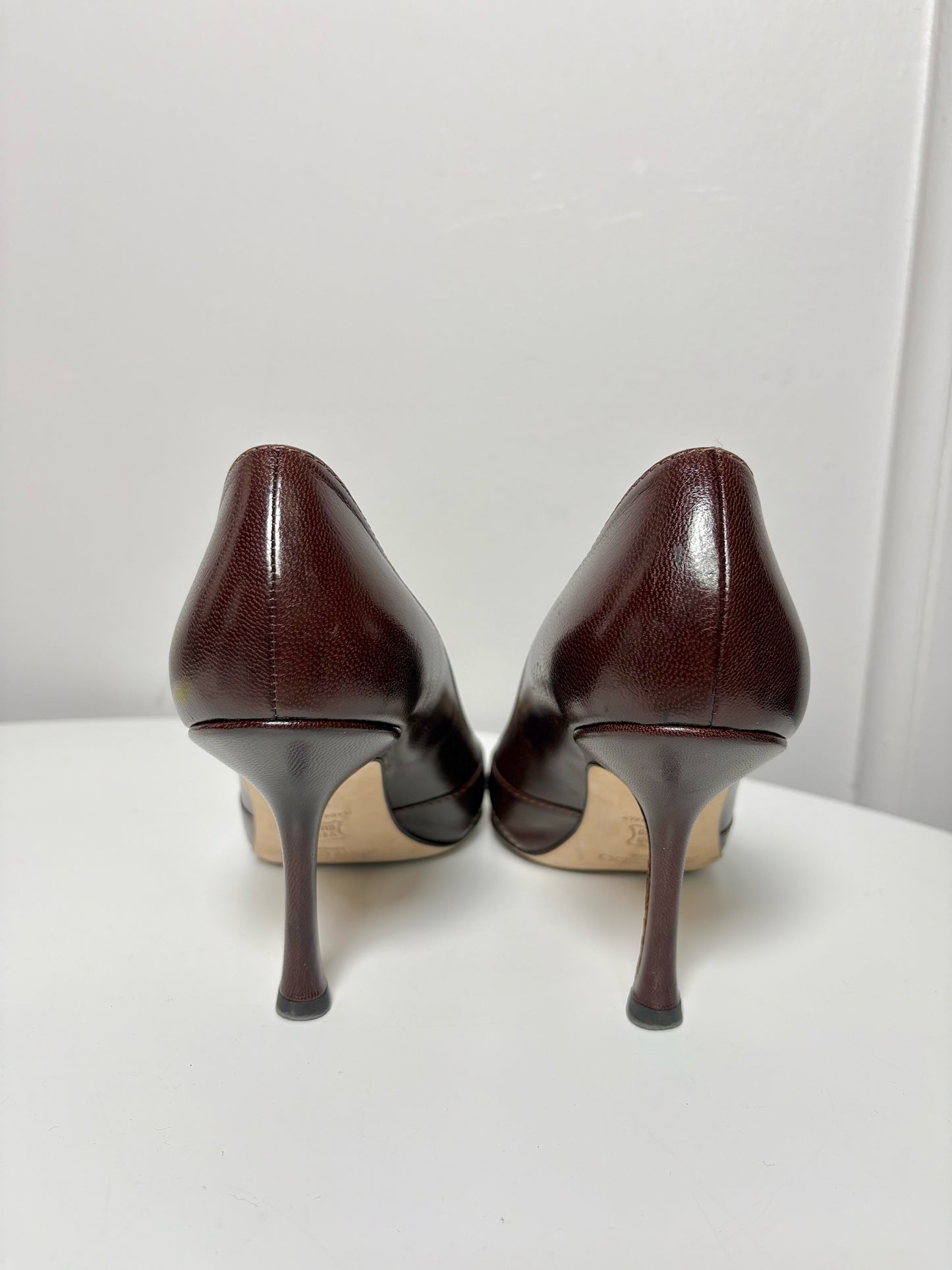 W Shoe Size 36.5 Jimmy Choo Brown Leather Pump