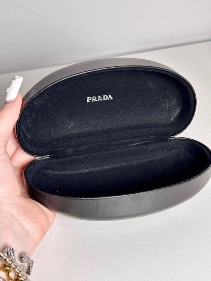Prada Pre-owned Gold Shield SPR 57H Eyewear