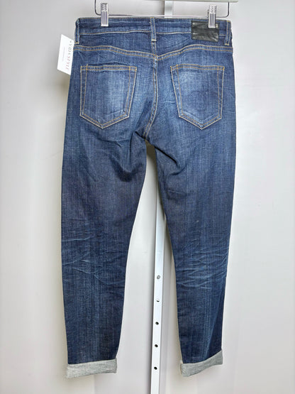 Women Size 25 R Jeans Blue Denim Women's Cotton Blend Pre-owned Jeans
