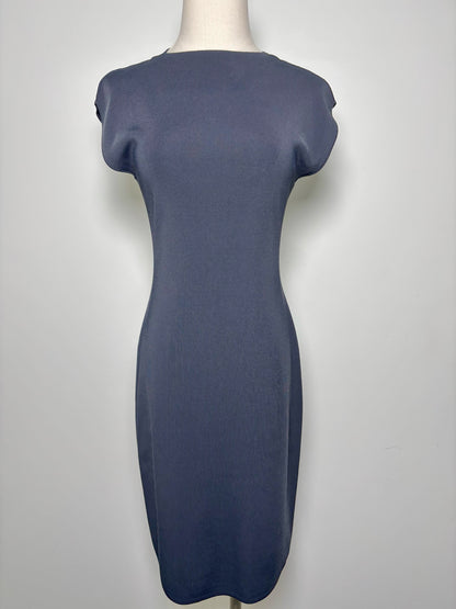 Women Size S Polo by Ralph Lauren Navy Stretch Knit Sheath Dress