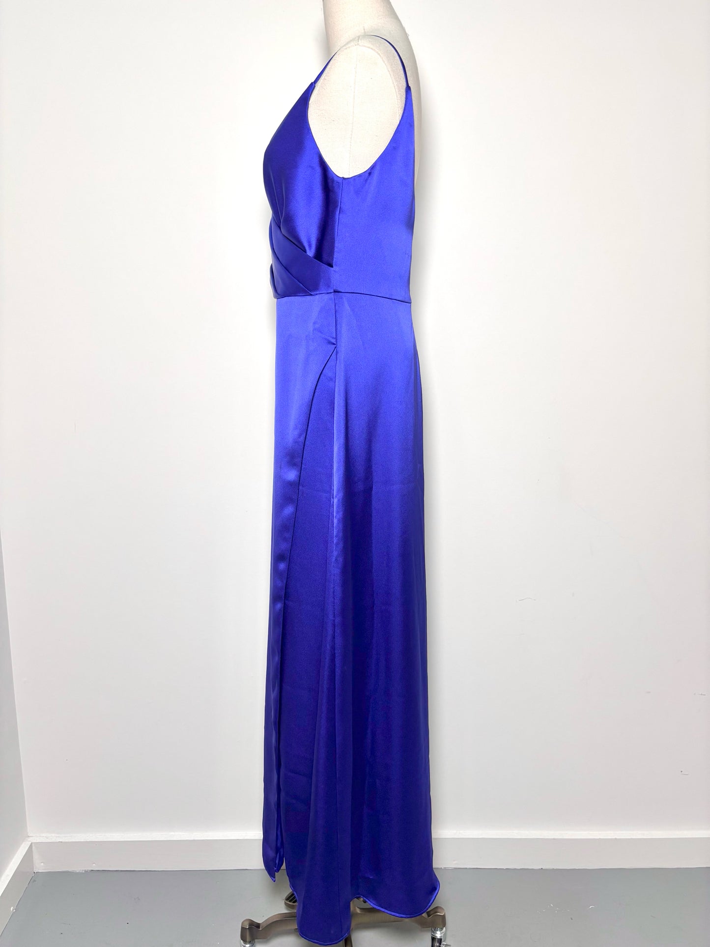 Women Size 8 Amsale Purple Solid Gown