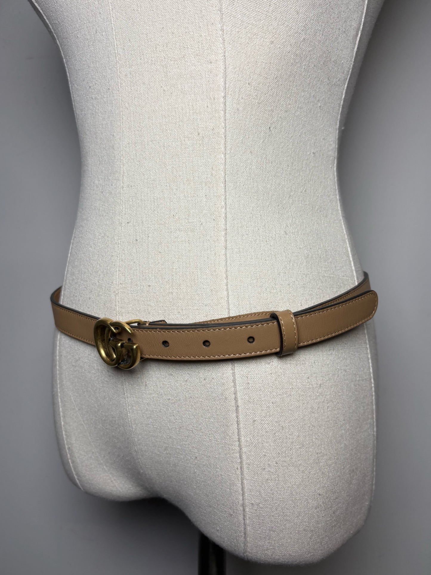 Gucci Leather 105/42 Pre-owned Taupe Belt