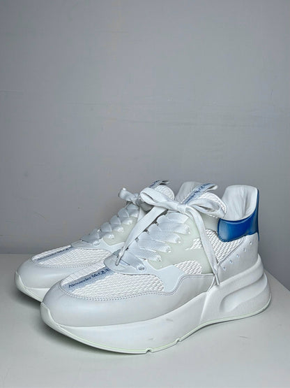 Alexander McQueen Oversized White/Blue Men's Pre-owned, NWOT 43 (10 US) Sneakers