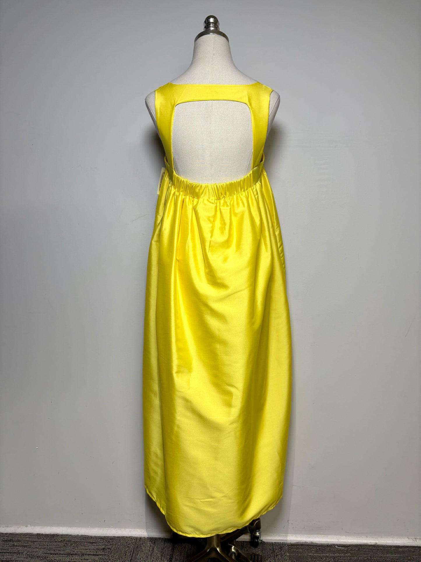 Women Size MP Pinnacle Shruti Sancheti Yellow Solid Midi Dress