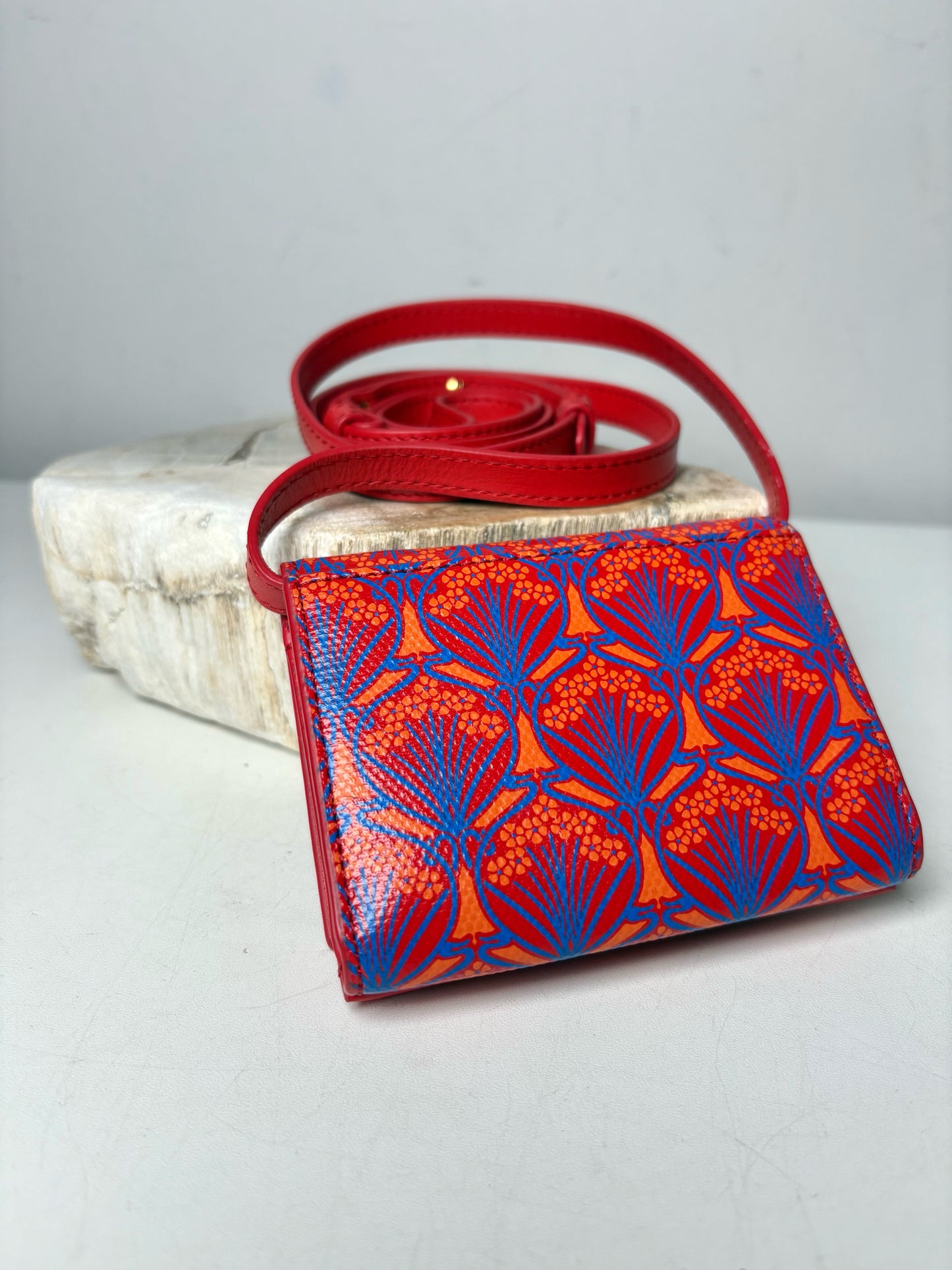 Women's Liberty London Card Case on Strap Red, Blue Pre-owned/NWT