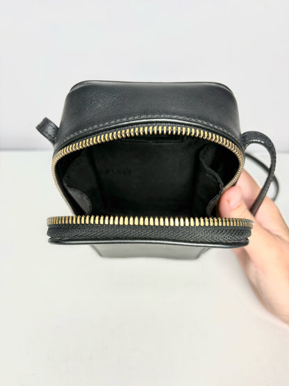 Emporio Armani Black Leather Men's Bag