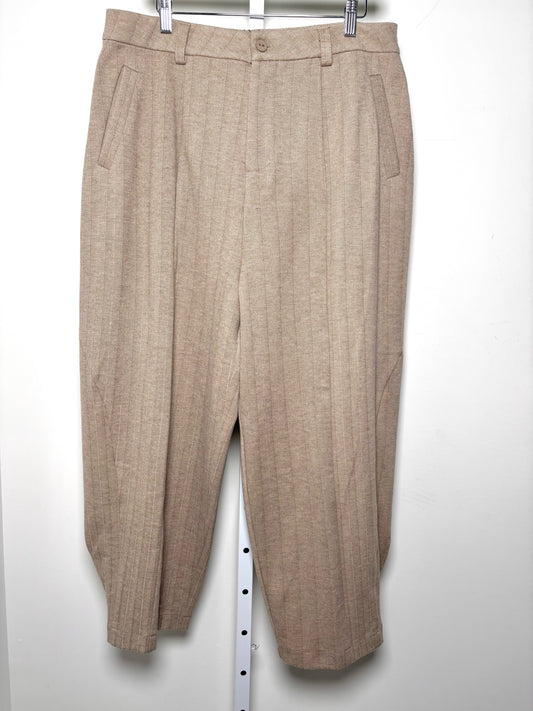 Women Size 4 Ruti Khaki Striped NWT Kennedy Tapered Pants