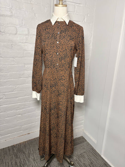 Women Size 6 Judith & Charles Black, brown Dot Dress