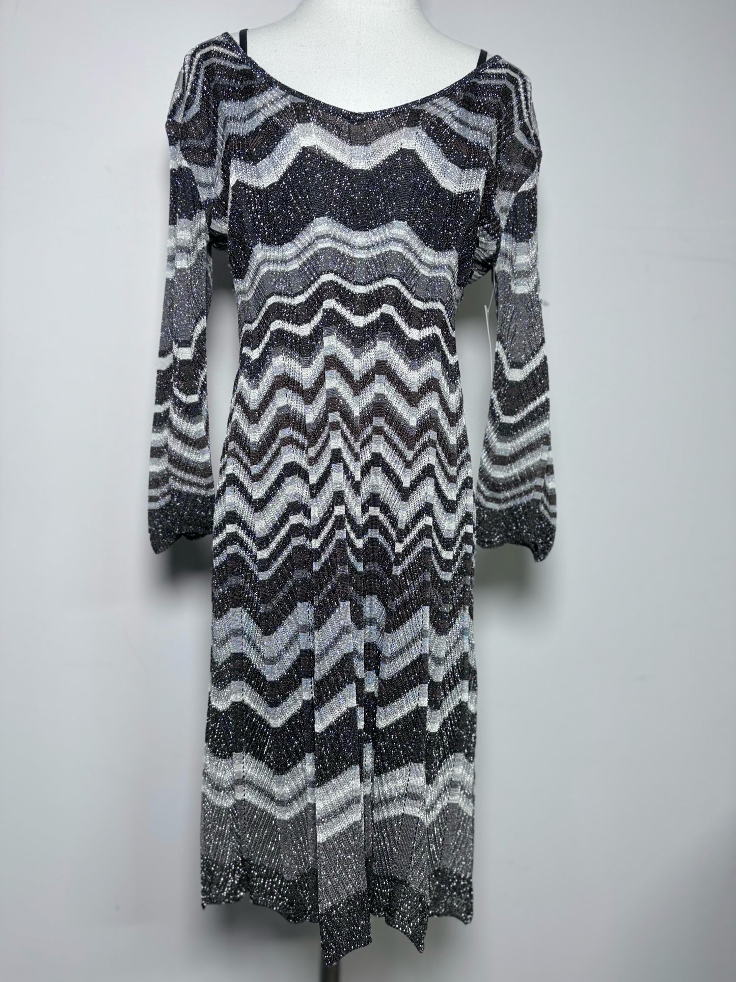 Women Size 6 M Missoni Knit Zig Zag Mdii Dress