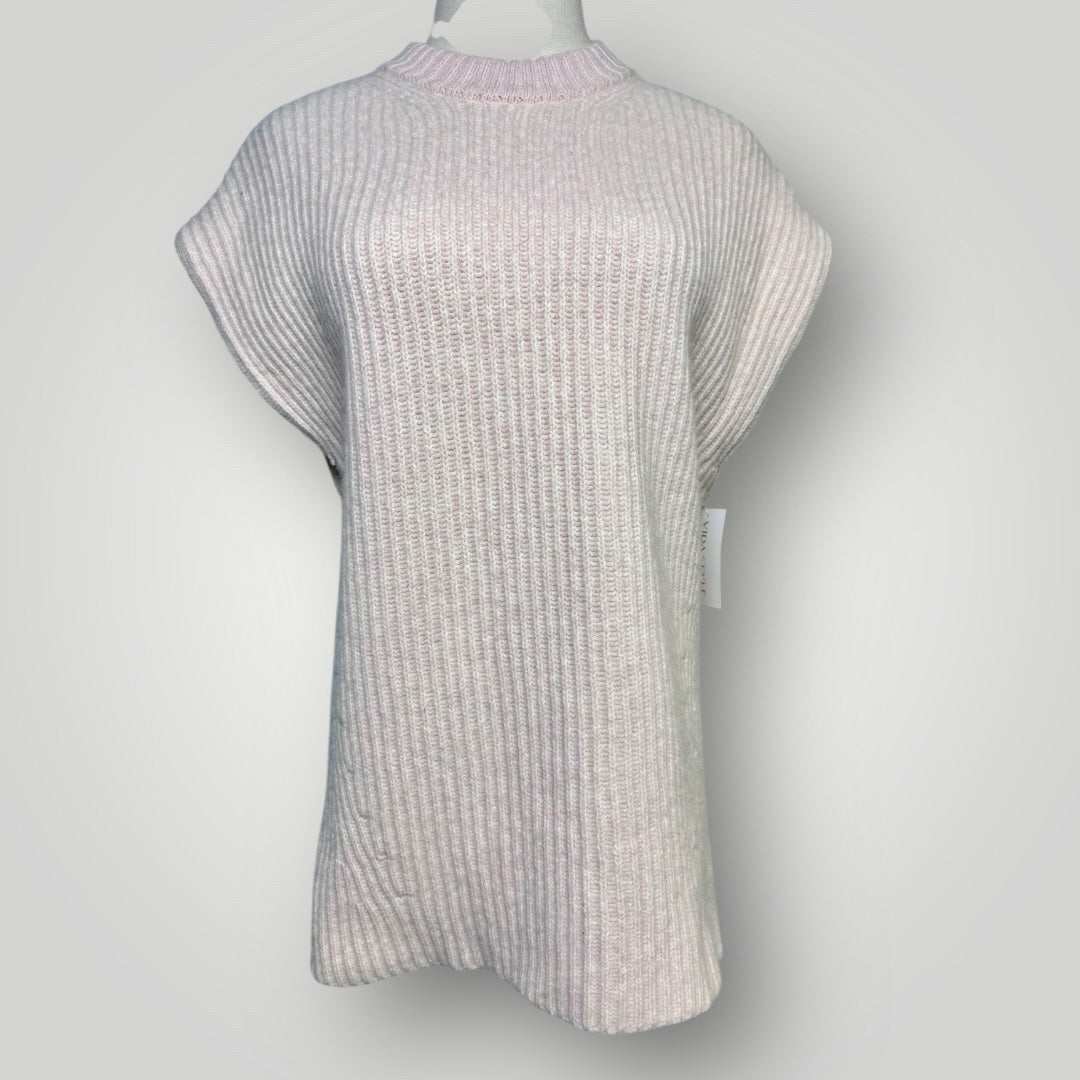 Women Size S Ganni Pink Chunky Knit Wool Sweater