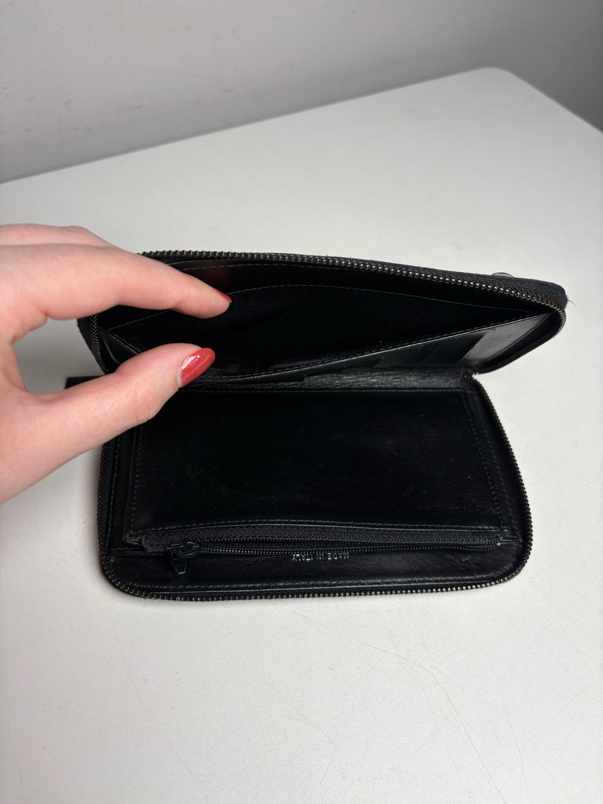 Chanel Travel Line Women's Pre-owned Black Wallet