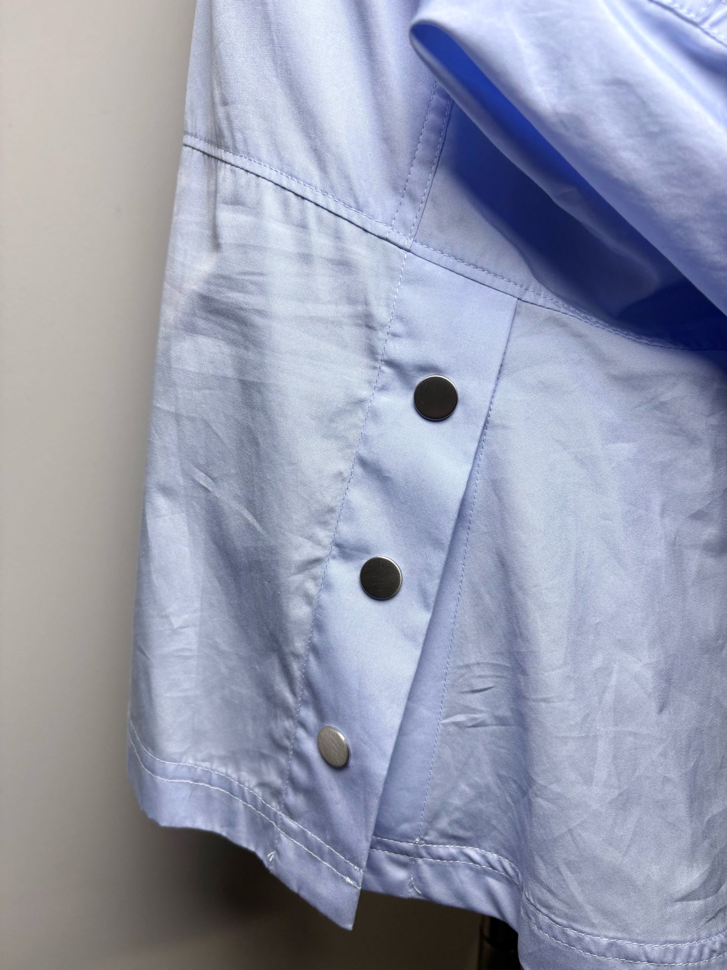 Women Size 8 3.1 Phillip Lim Light Blue Solid 100% Cotton Women's Top