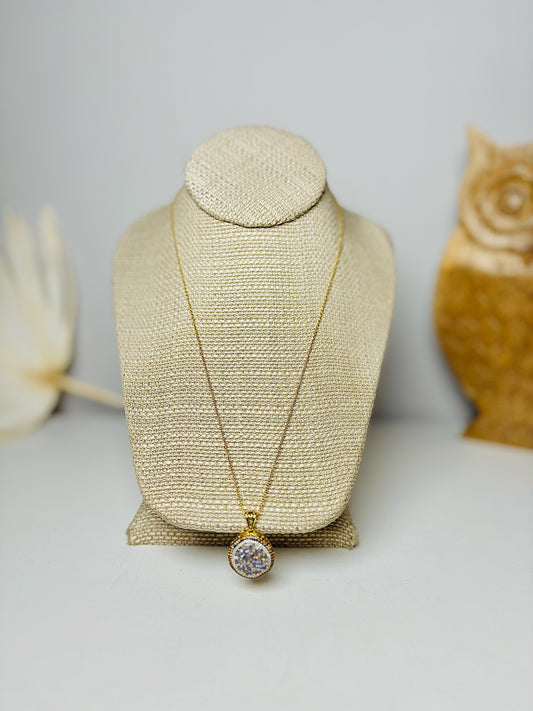 Bali Craftsmanship Tanzanite, Zircon Sterling Silver NWT Oval Necklace
