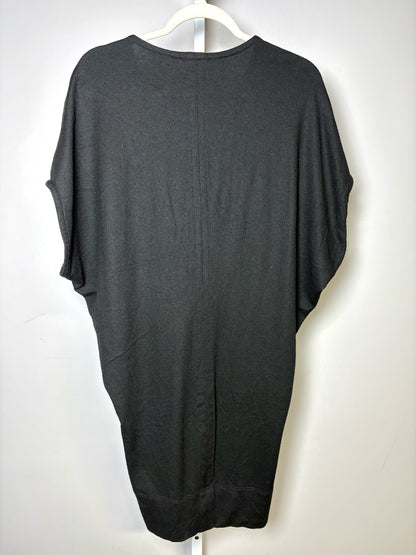 Women Size S Helmut Lang Black Pure Wool Dress
