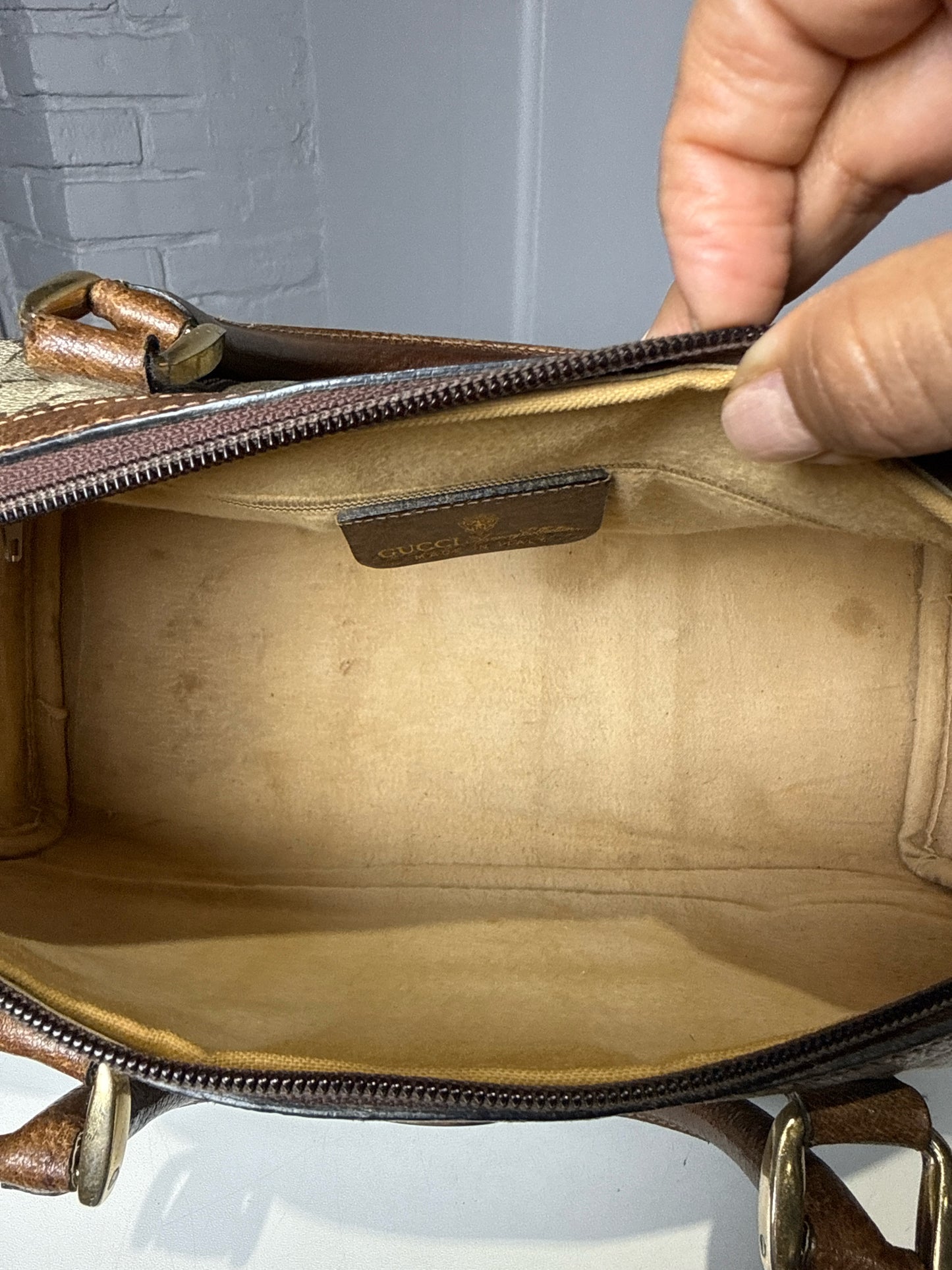 Gucci GG Supreme Boston Bag